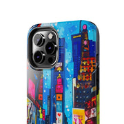 Times Square NYC Pop Art Tough Phone Case LavenderCeleste