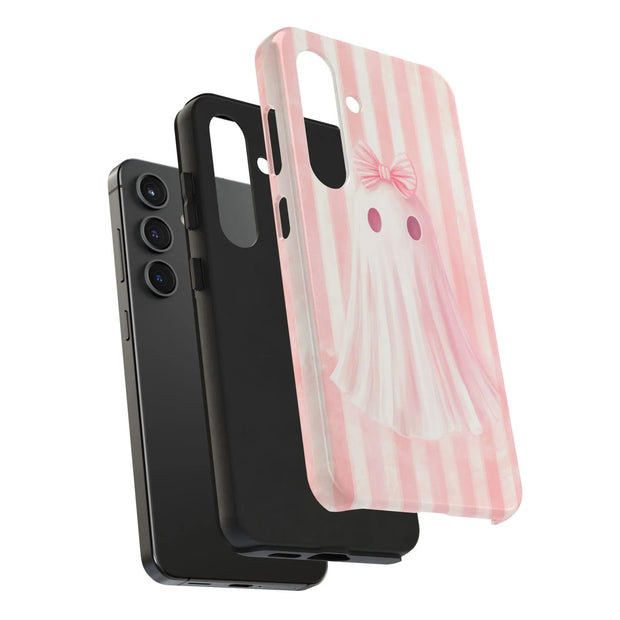 Pink Coquette Ghost Tough Phone Case - LavenderCeleste