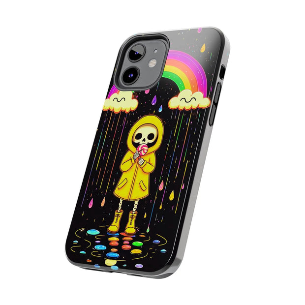 Rainbow Skeleton Lollipop Tough Phone Case LavenderCeleste