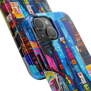 Times Square NYC Pop Art Tough Phone Case LavenderCeleste