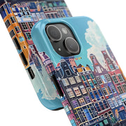 Amsterdam Netherlands Skyline Colorful Reflection Tough Phone Case WOYC