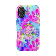 Pastel Goth Kawaii Baphomet Tough Phone Case LavenderCeleste