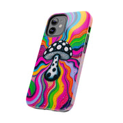 Psychedelic Rainbow Mushroom Art – Trippy Tough Case Printify