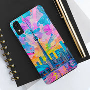 Toronto Pop Art Collage Skyline Tough Phone Case LavenderCeleste