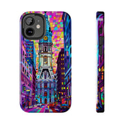 Philadelphia Pop Art Skyline Tough Phone Case LavenderCeleste
