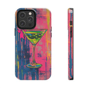 Neon Martini Pop Art Tough Phone Case Printify