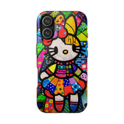 Pop Patchwork Kitty Tough Phone Case Printify