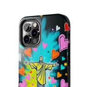 Rio de Janeiro Neon Pop Art Tough Phone Case LavenderCeleste