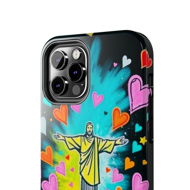 Rio de Janeiro Neon Pop Art Tough Phone Case LavenderCeleste
