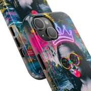 Neon Mona Lisa Pop Art Collage Tough Phone Case WOYC