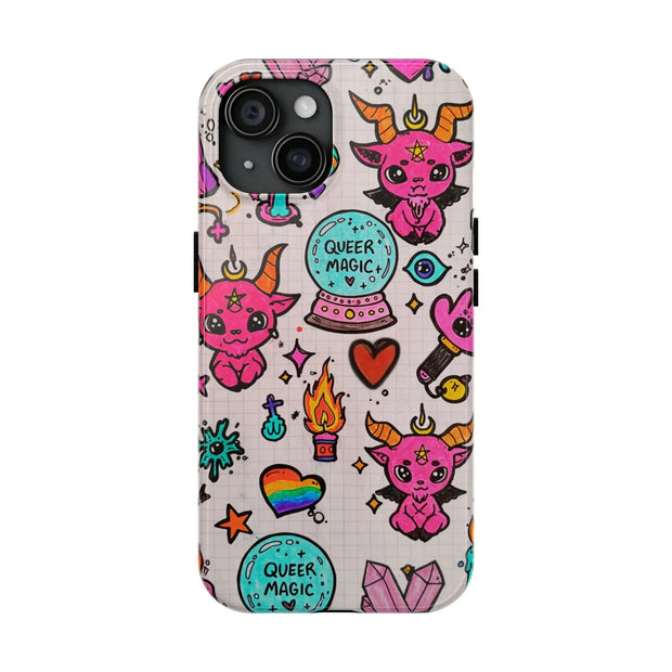 Queer Magic Pride Witchcore Tough Phone Case LavenderCeleste