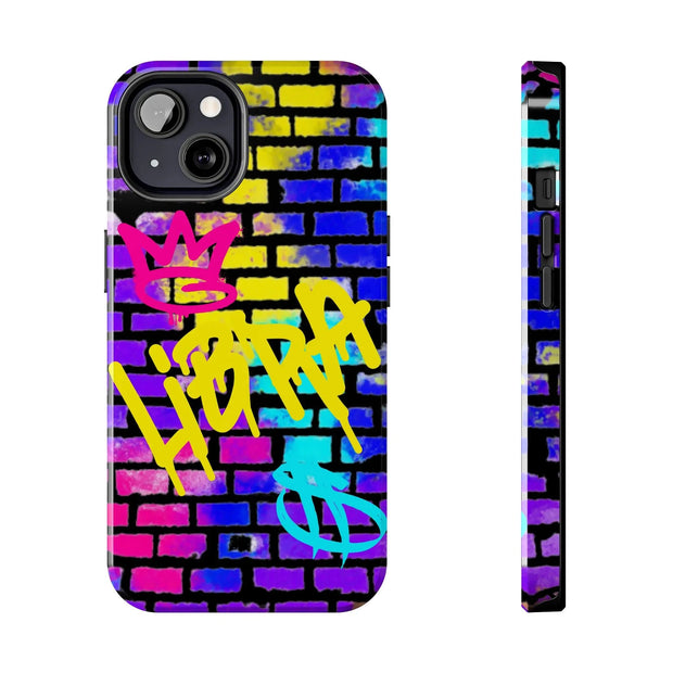 Libra Graffiti Wall Tough Phone Case – Vibrant Zodiac Street Art Design