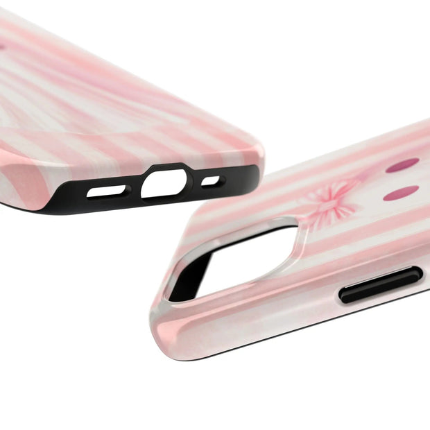 Pink Coquette Ghost Tough Phone Case - LavenderCeleste