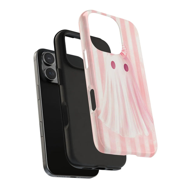 Pink Coquette Ghost Tough Phone Case - LavenderCeleste