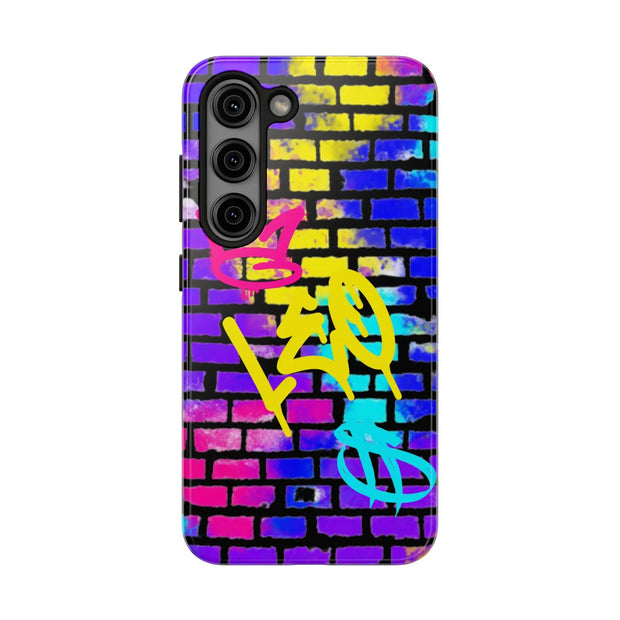 Leo Zodiac Graffiti Tough Phone Case – Vibrant Street Art Zodiac Design