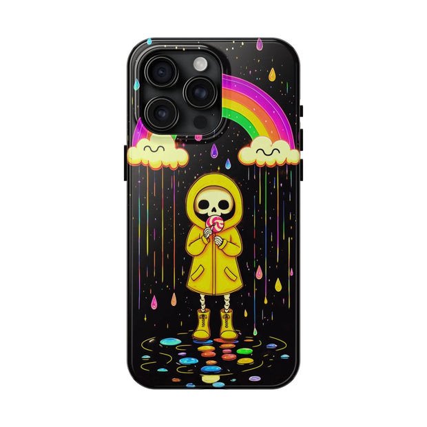 Rainbow Skeleton Lollipop Tough Phone Case LavenderCeleste