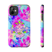 Pastel Goth Kawaii Baphomet Tough Phone Case LavenderCeleste