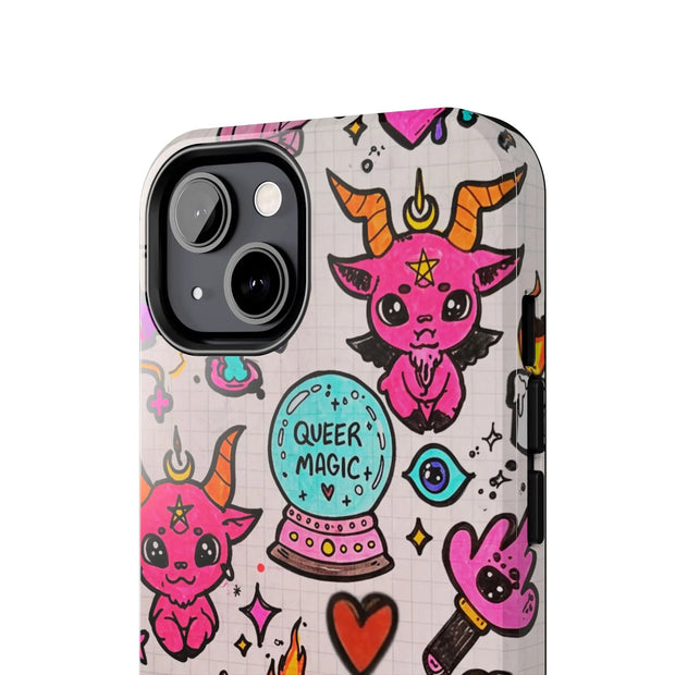 Queer Magic Pride Witchcore Tough Phone Case LavenderCeleste