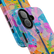 Toronto Pop Art Collage Skyline Tough Phone Case LavenderCeleste