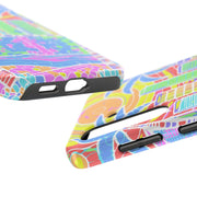 South Beach Miami Mosaic Art Tough Phone Case LavenderCeleste