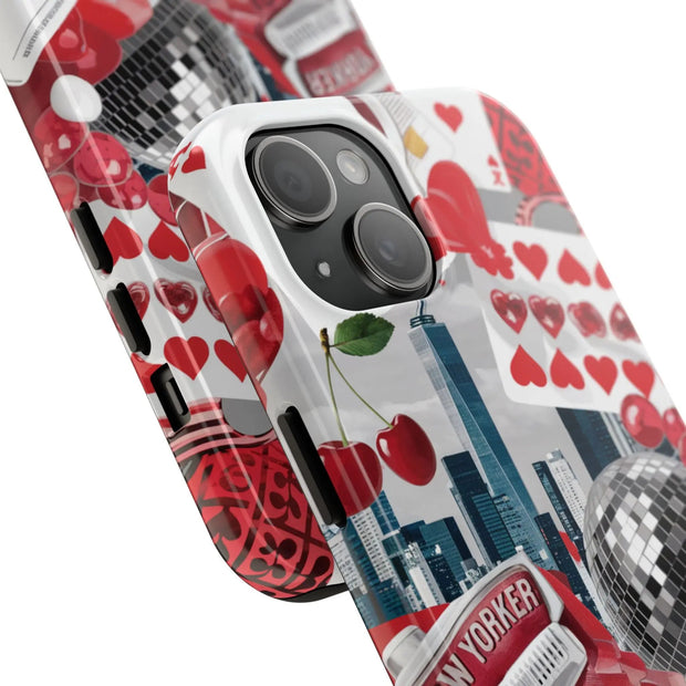 New York Love Collage Tough Phone Case LavenderCeleste