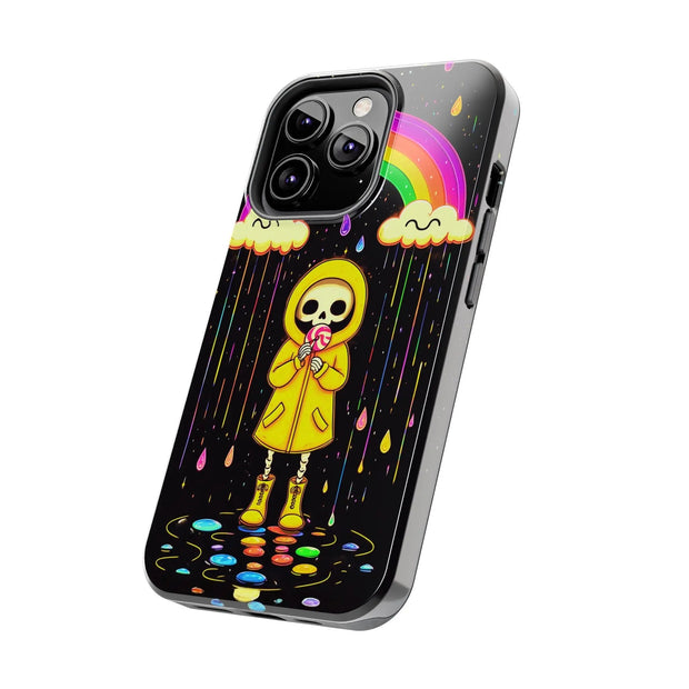 Rainbow Skeleton Lollipop Tough Phone Case LavenderCeleste