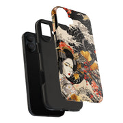 Golden Geisha Wave Japanese Art Tough Phone Case