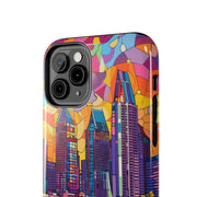 San Diego Skyline Pop Art Tough Phone Case LavenderCeleste