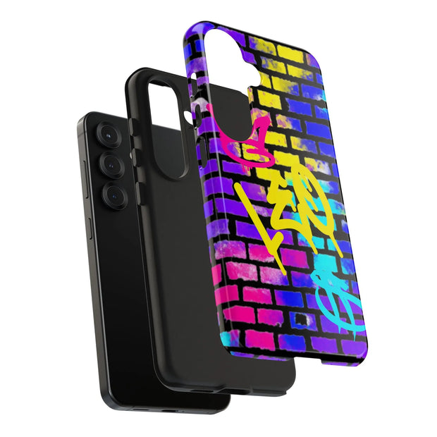 Leo Zodiac Graffiti Tough Phone Case – Vibrant Street Art Zodiac Design
