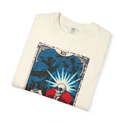 The Therapist Skeleton Tarot Comfort Colors Tee LavenderCeleste
