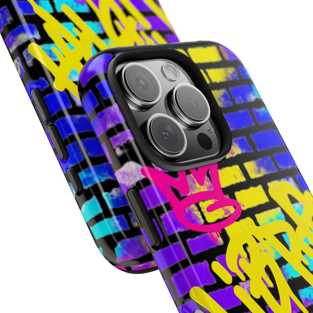 Libra Graffiti Wall Tough Phone Case – Vibrant Zodiac Street Art Design