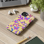 Y2K Butterfly Flames Retro Tough Phone Case LavenderCeleste