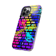 Sagittarius Graffiti Wall Zodiac Tough Phone Case LavenderCeleste