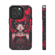 Kawaii Gothpunk Red Heart Tough Phone Case