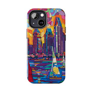 San Diego Skyline Pop Art Tough Phone Case LavenderCeleste