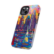 San Diego Skyline Pop Art Tough Phone Case LavenderCeleste