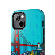 San Francisco Pop Art Colorful City Tough Phone Case LavenderCeleste
