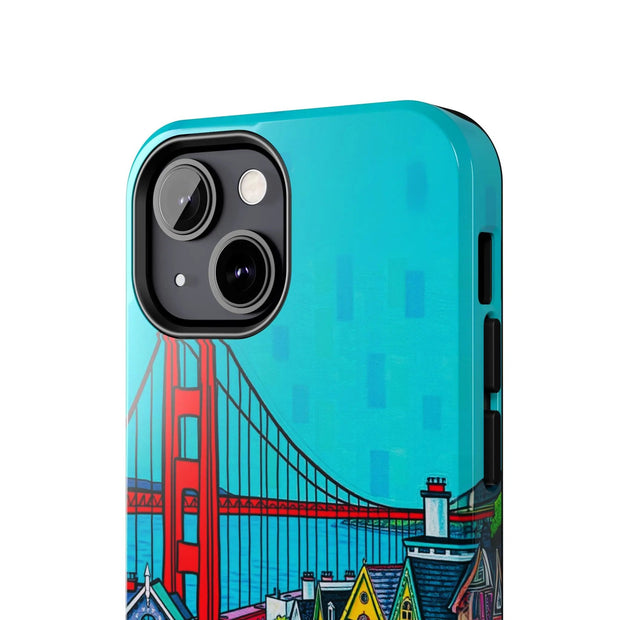 San Francisco Pop Art Colorful City Tough Phone Case LavenderCeleste