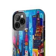 Times Square NYC Pop Art Tough Phone Case LavenderCeleste