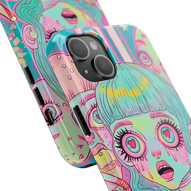Kawaii Diner Zombies Pastel Chaos Tough Phone Case