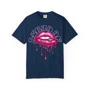 Libra AF Shirt – Hot Pink Dripping Lips Zodiac Graphic Tee