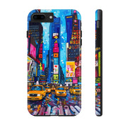 Times Square NYC Pop Art Tough Phone Case LavenderCeleste