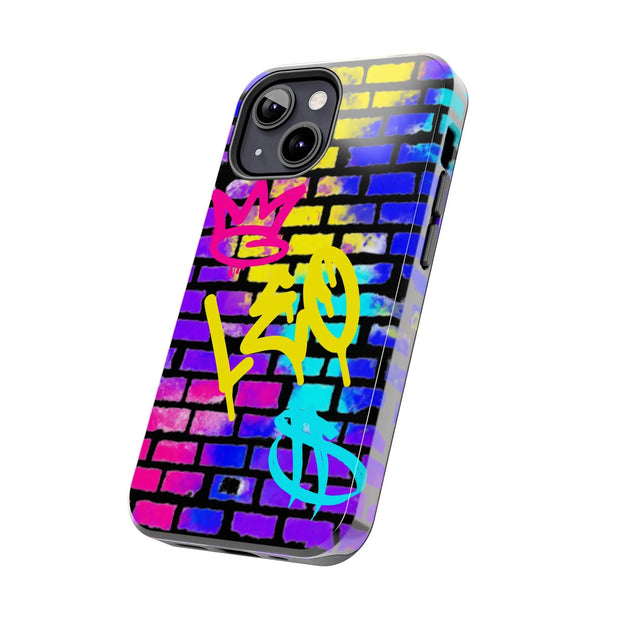 Leo Zodiac Graffiti Tough Phone Case – Vibrant Street Art Zodiac Design