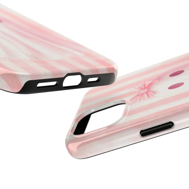 Pink Coquette Ghost Tough Phone Case - LavenderCeleste