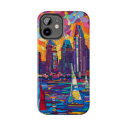 San Diego Skyline Pop Art Tough Phone Case LavenderCeleste
