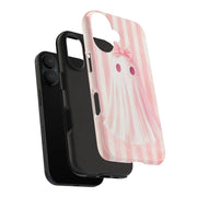 Pink Coquette Ghost Tough Phone Case - LavenderCeleste