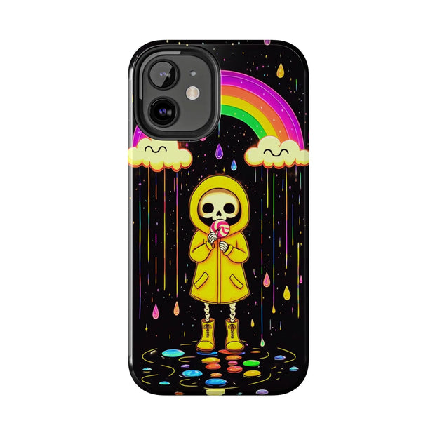 Rainbow Skeleton Lollipop Tough Phone Case LavenderCeleste