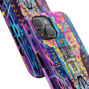 Philadelphia Pop Art Skyline Tough Phone Case LavenderCeleste