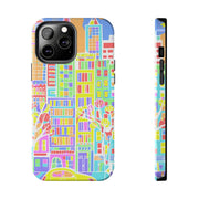 Upper East Side Pastel City Tough Phone Case LavenderCeleste