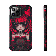 Kawaii Gothpunk Red Heart Tough Phone Case